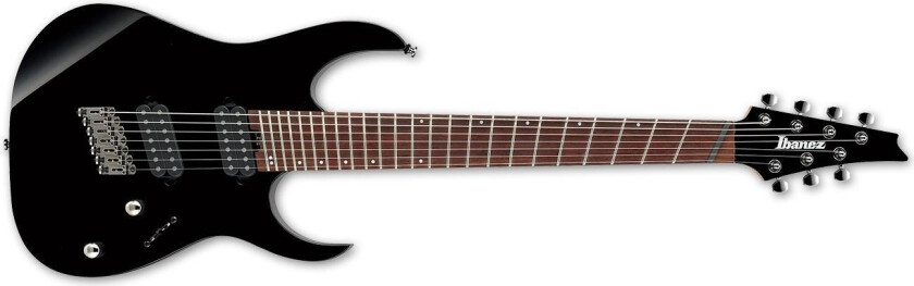 Rgms7-Bk Elgitar Rg Multi Scale 7-Strenget
