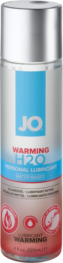 H2O Oppvarmende Glidemiddel 120 ml   - Klar