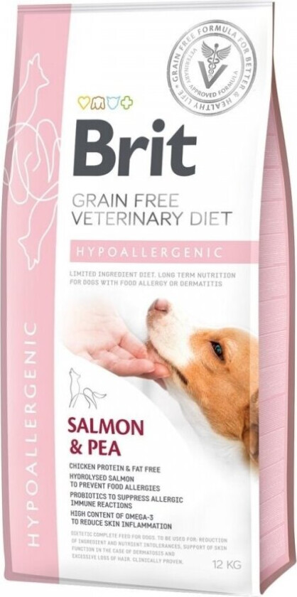 Brit Veterinary Diet Dog Hypoallergenic Grain Free (12 kg)