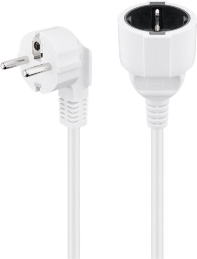 Power cable C13 Ext. - White - 3m