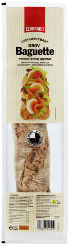 Baguette Grov Steinovnsbakt 250g