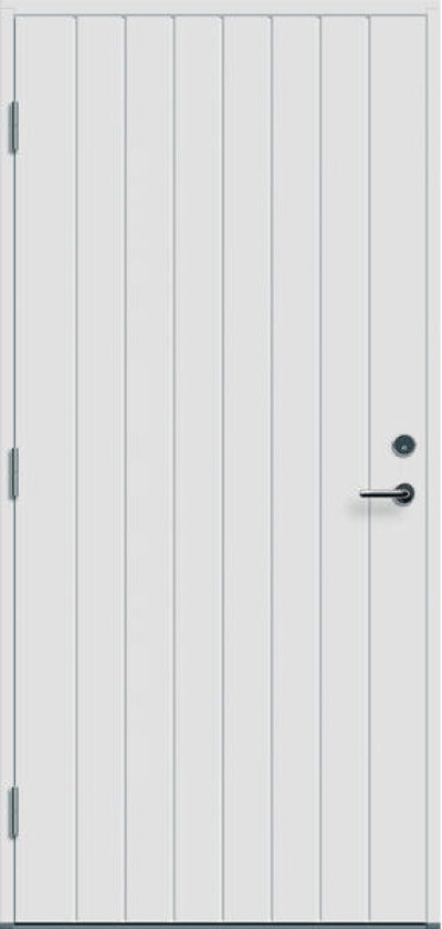 Bodø Prisgunstig Ytterdør Hvit Ncs S 0502-Y Ncs S 0502-Y 100x210 Høyre