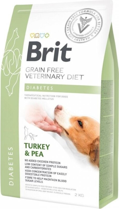 Brit Veterinary Diets Dog Diabetes Grain Free (2 kg)