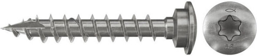 Fischer Beslagskrue A2 7,0x50 A50
