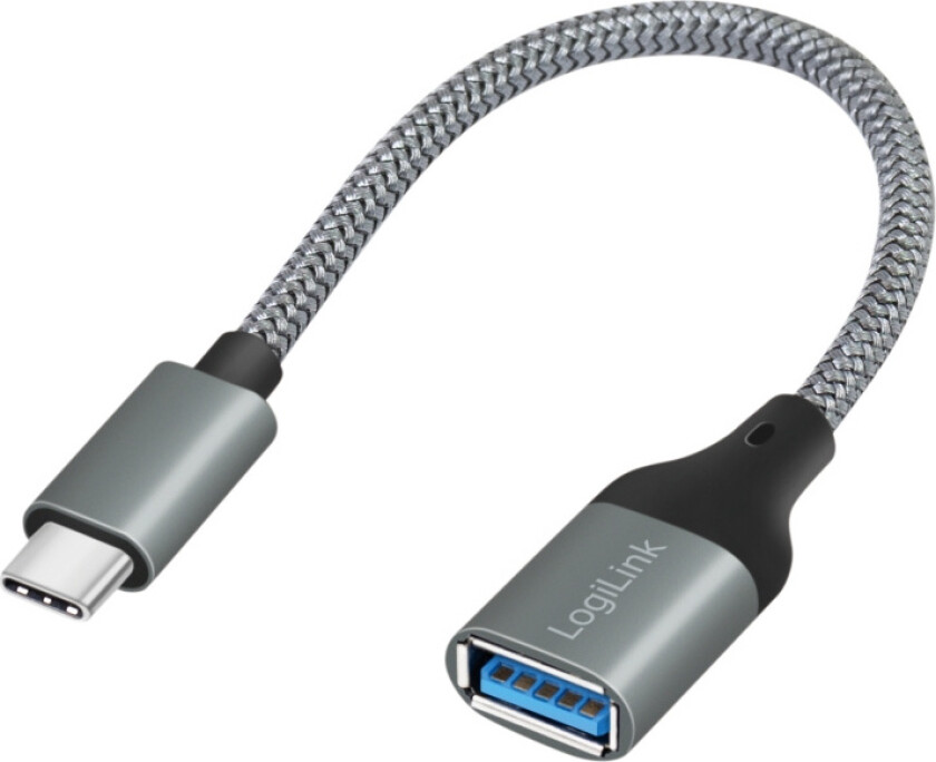 USB-C -hane till USB-A hona OTG 15W 0,15m