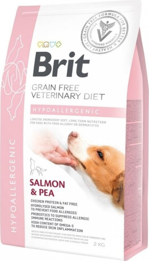 Brit Veterinary Diet Dog Hypoallergenic Grain Free (2 kg)