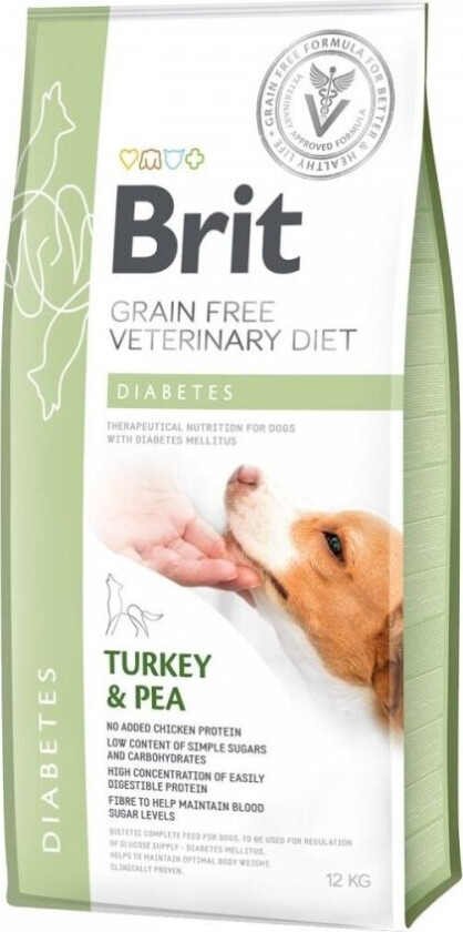 Brit Veterinary Diets Dog Diabetes Grain Free (12 kg)
