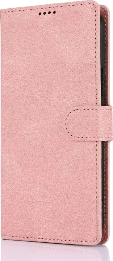 Samsung Galaxy A55 (5G) Kunstskinn Flip Deksel m. Lommebok og Stropp - Pink