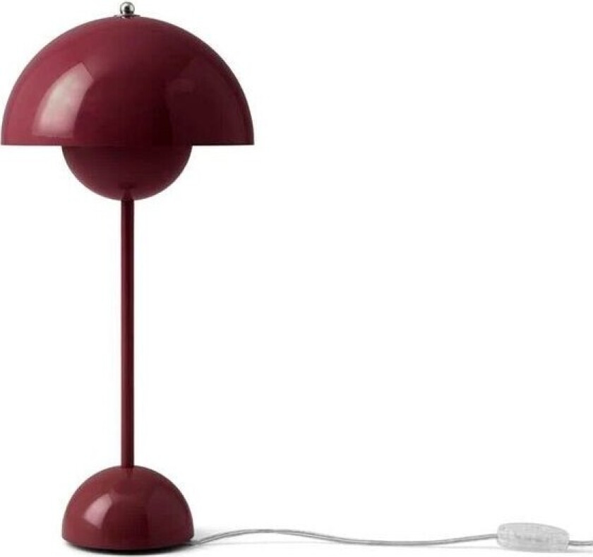 &Tradition FlowerPot VP3 bordlampe Dark plum