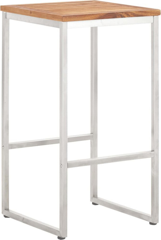 Barkrakker 4 stk heltre akasie og rustfritt stål