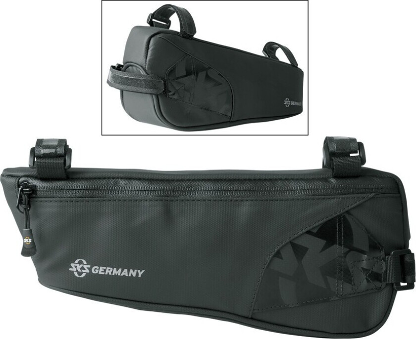 Bilde av 11525, Ramme, Sykkelveske, Stoff, Sort, 1 l, 60 mm