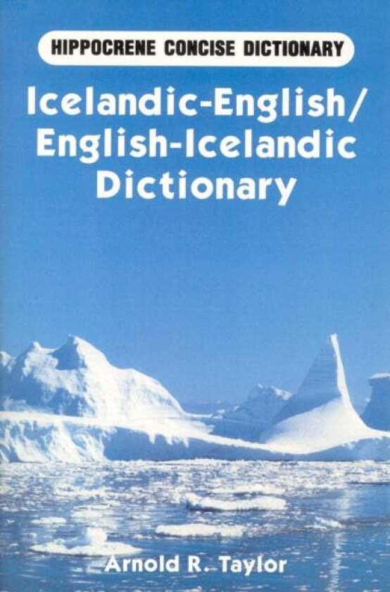 Icelandic-English / English-Icelandic Concise Dictionary av Arnold R Taylor