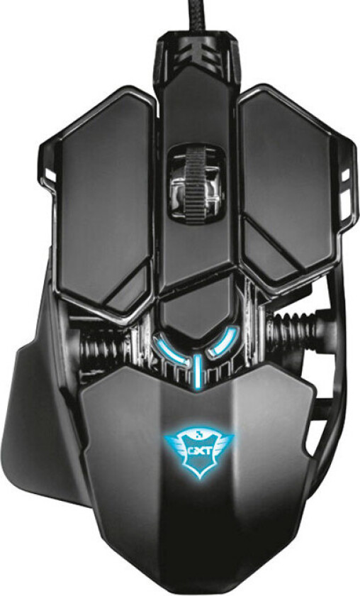 Gaming GXT 138 X-Ray Illuminated Gaming Mouse - Mus - Optisk - Svart