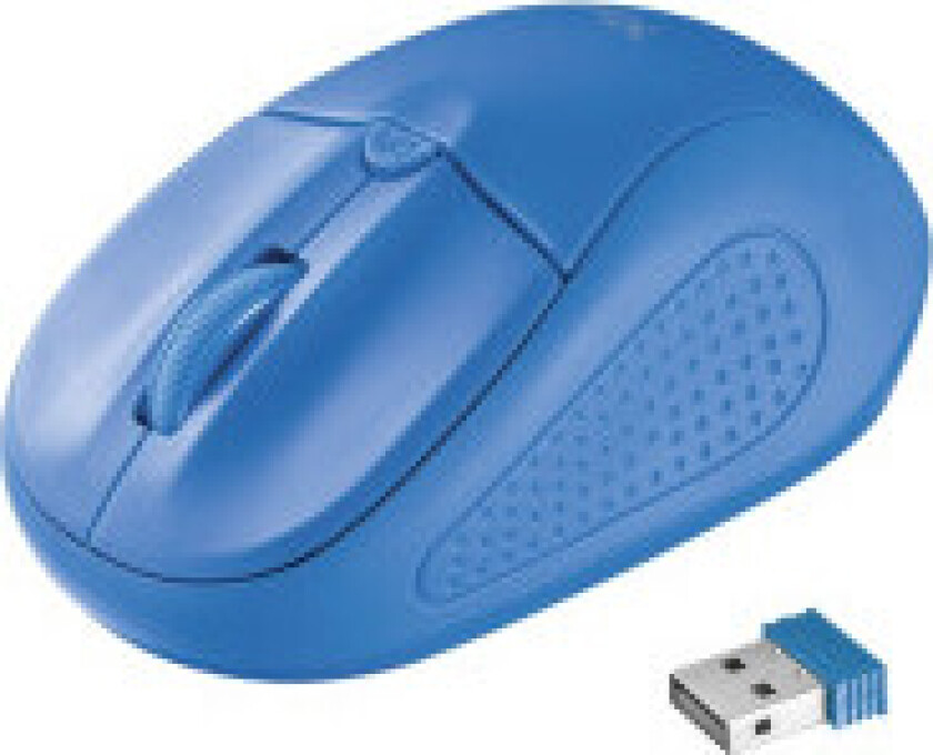 Primo Wireless Mouse - blue - Mus - Optisk - Blå