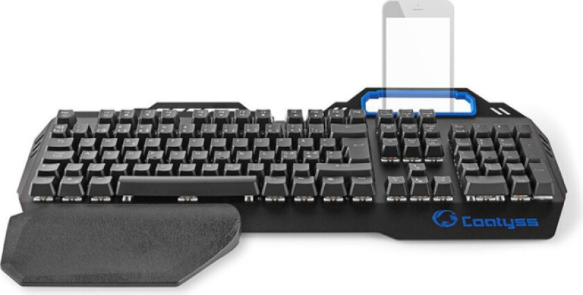 Coatyss - mechanical - Gamingtastatur - Nordisk - Svart