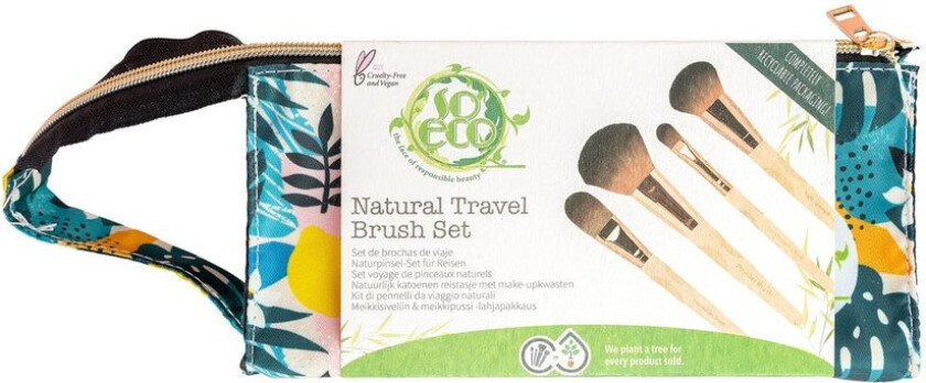 Natural Travel Brush Set