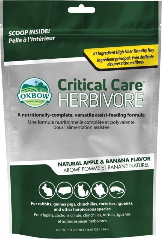 Bilde av Critical Care Herbivore Apple & Banana (455 g)