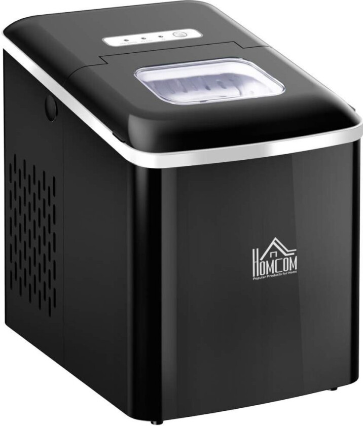 Isbitmaskin 12Kg/24T, 2L, Led-Display, Selvrensende, Sort, 21,2X29,5X32,6Cm