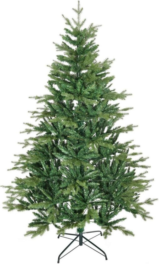 Kunstig Juletre 210 Cm Med 2551 Grenspisser Juletre Med Bunn Flammehemmende Pvc Pe Metallgrønn