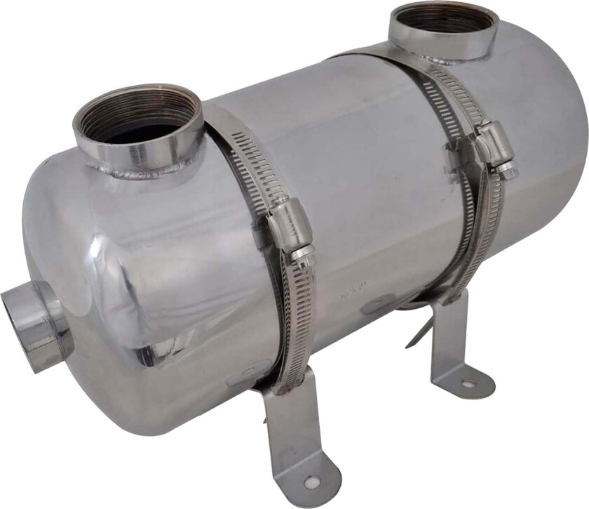 Basseng Varmeveksler 355 x 134 mm 40 kW
