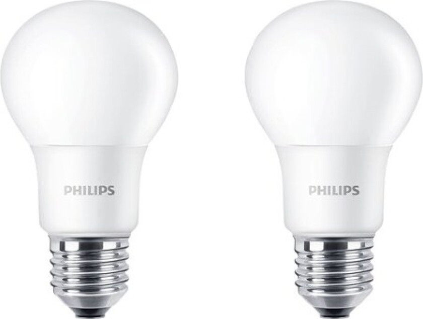 LED-lyspære Standard 5,5W/827 (40W) Frosted 2-pack E27