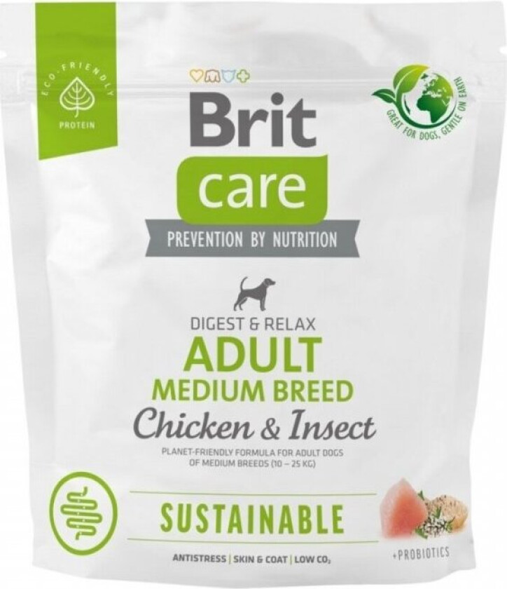 Brit Care Dog Sustainable Adult Medium Breed (1 kg)