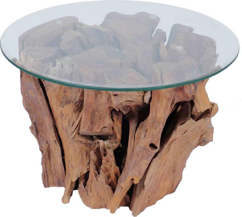 Salongbord heltre teak drivved 60 cm