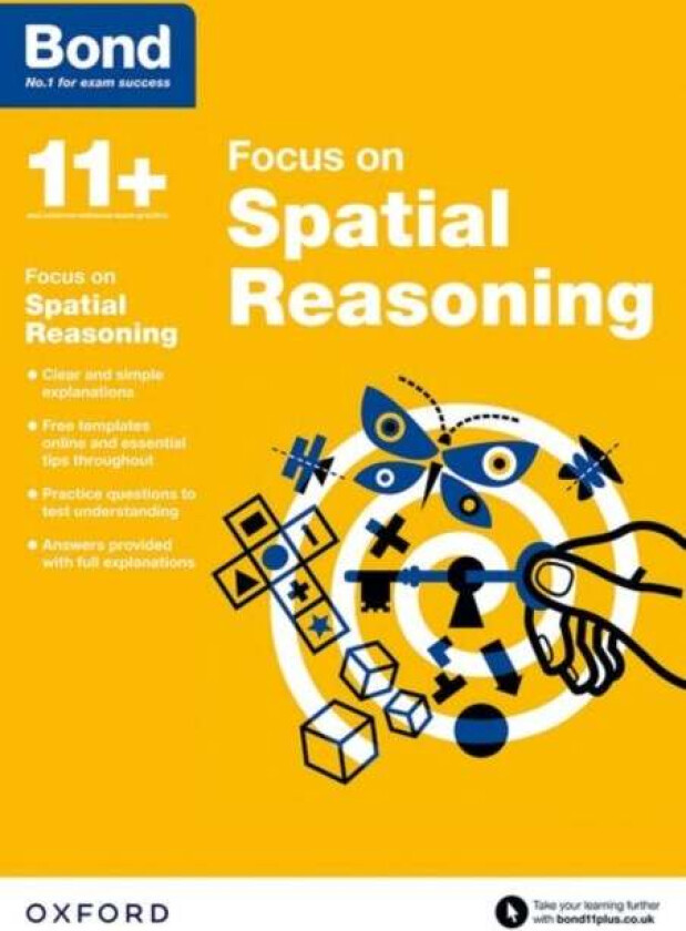 Bond 11+: Bond 11+ Focus On Spatial Reasoning Av Jane Cooney