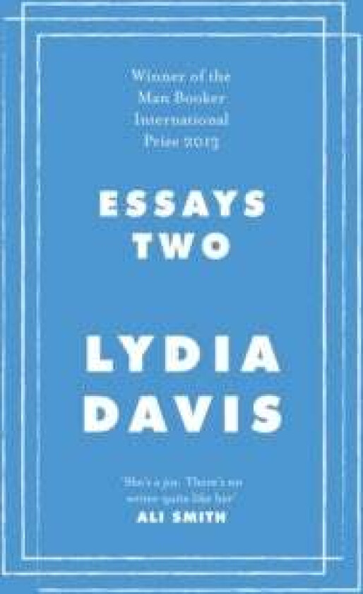 Essays Two av Lydia Davis