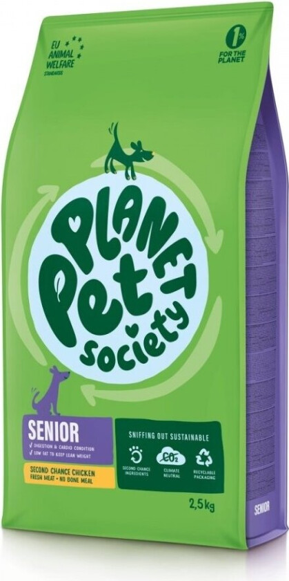 Planet Pet Society Dog Senior Second Chance Chicken (2,5 kg)