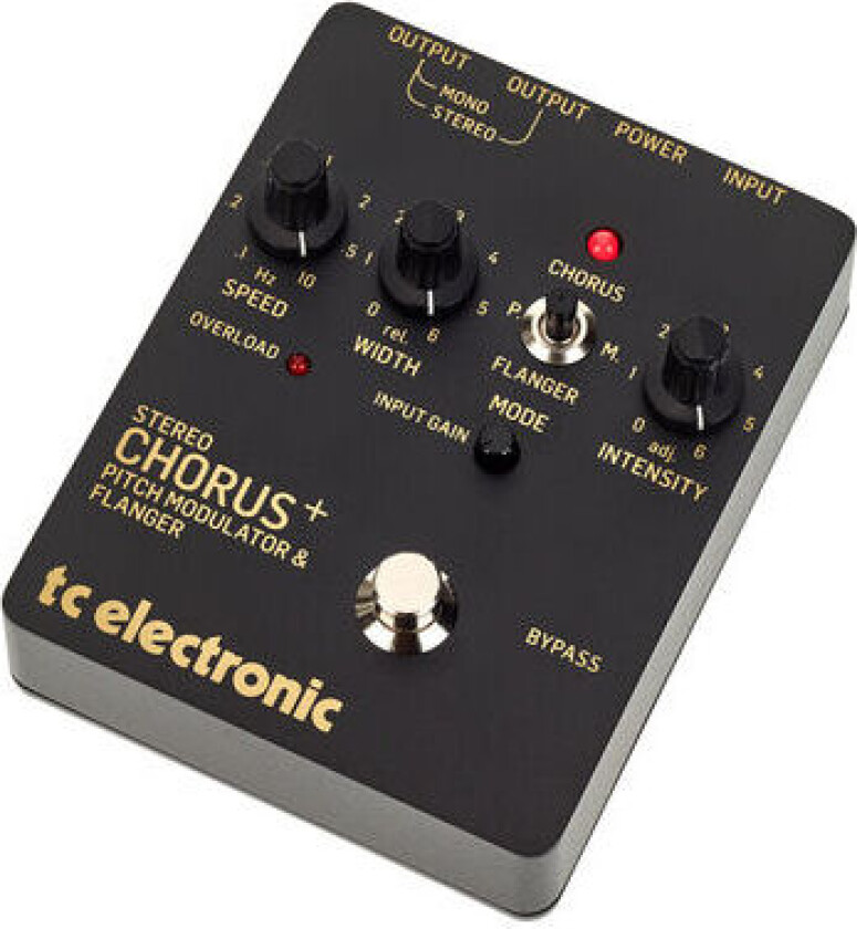 SCF GOLD Stereo Chorus Flanger Pedal