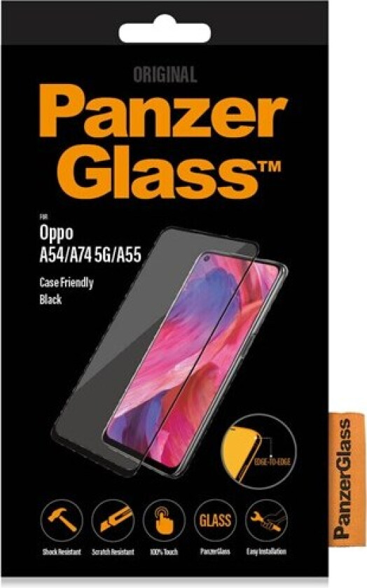 Oppo A54 / A74 5G / A55 Case Friendly - Black