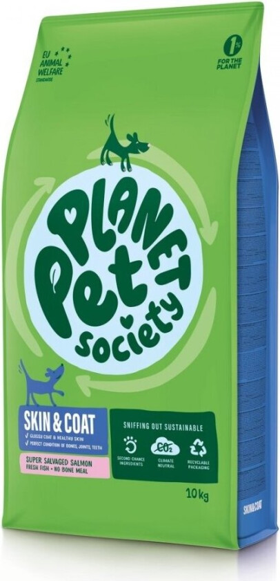 Planet Pet Society Dog Skin & Coat Super Salvaged Salmon (10 kg)