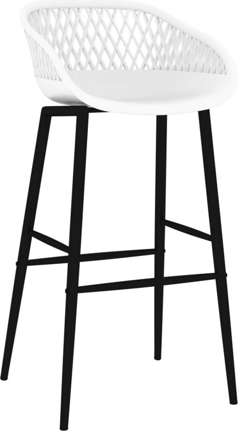 Barstoler 4 stk hvit