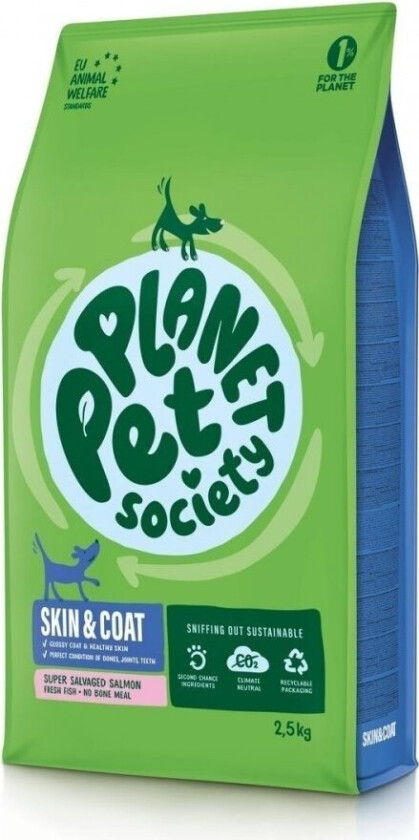 Planet Pet Society Dog Skin & Coat Super Salvaged Salmon (2,5 kg)