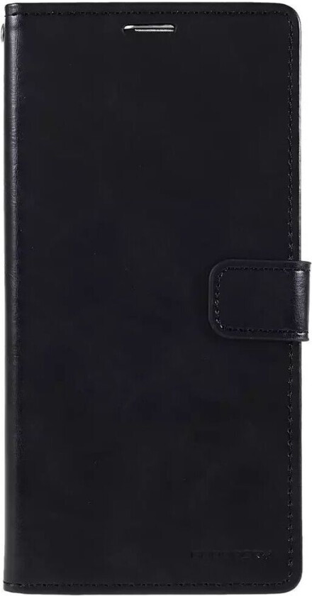 iPhone 14 Pro GOOSPERY Blue Moon Skinndeksel m. Lommebok - Svart