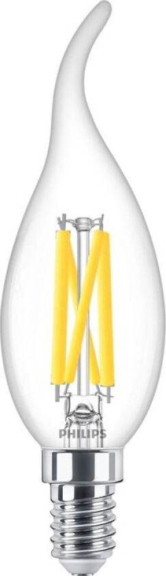 LED-lyspære Classic Candle 3,4W/922-927 (40W) Clear WarmGlow Dimmable E14