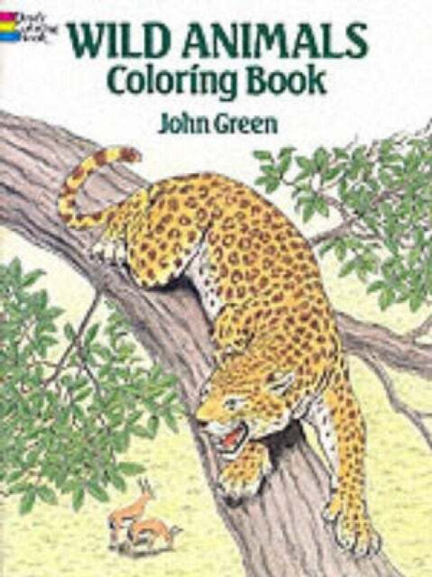 Wild Animals Colouring Book av John Green