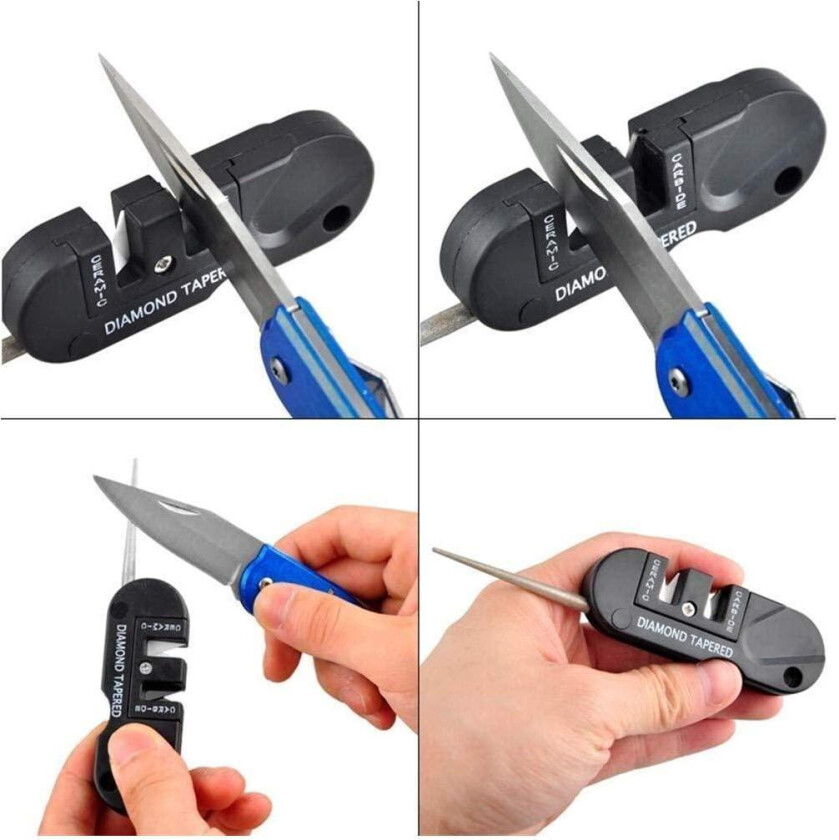 Kompakt knivsliper - 3 forskjellige slipemetoder