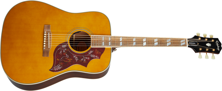 Inspirert av Gibson Hummingbird Aged Natural Antique Gloss