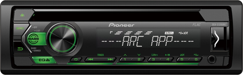 Pioneer DEH-S120UBG 1-DIN bilstereo med CD og USB