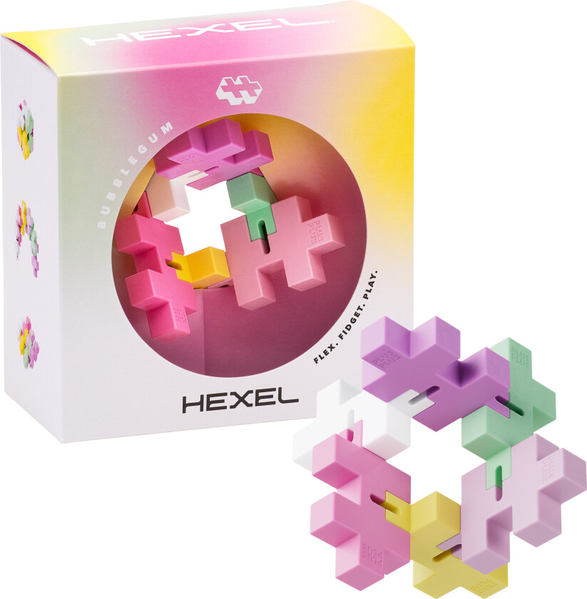 Plus-Plus - HEXEL Bubblegum (3487)
