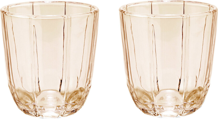 Bilde av Lily vannglass 32 cl 2-pakning Toffee rose