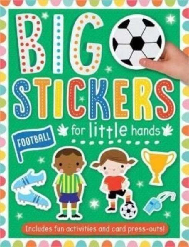 Big Stickers for Little Hands Football av Patrick Bishop, Make Believe Ideas