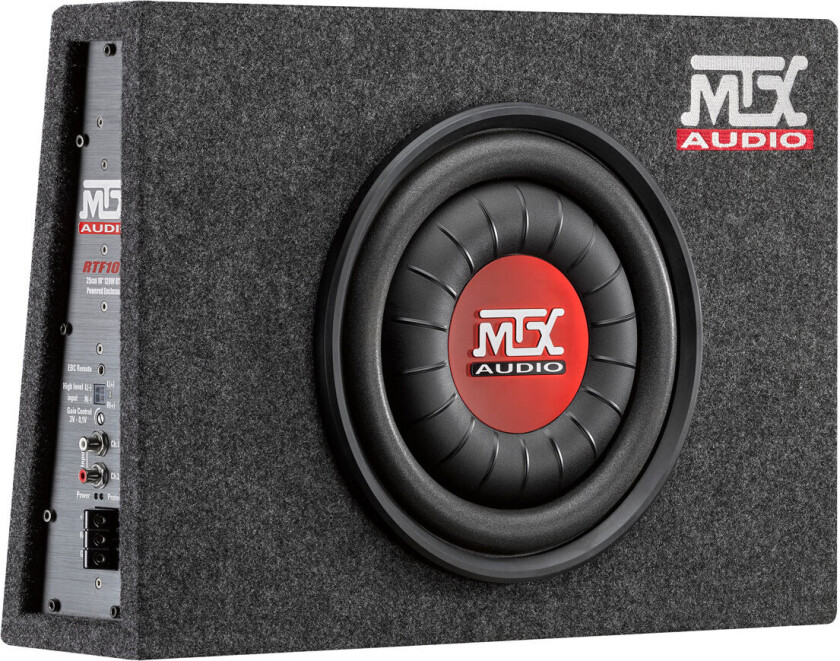 RTF10P Plassbesparende aktiv subwoofer med innebygd D-klasse forsterker