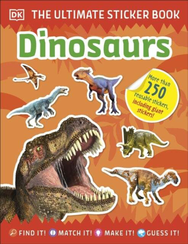 Ultimate Sticker Book Dinosaurs av DK