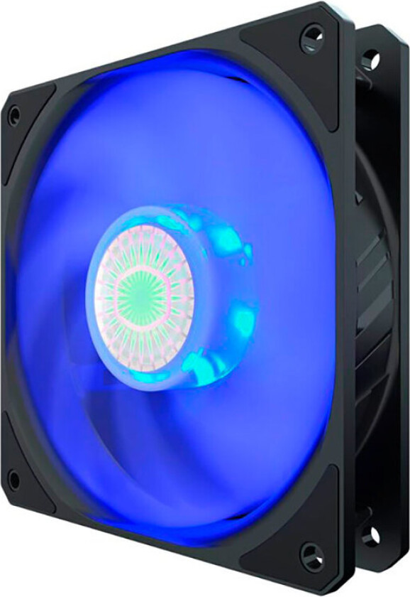 SickleFlow 120 LED Blue - Kabinettvifte - 120mm - Hvit