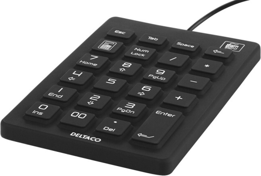 Numeric Keypad Silicone Black - Numpad - Svart