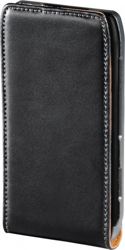 Mobil Bag for Nokia X7 Flip-Front Black Leather