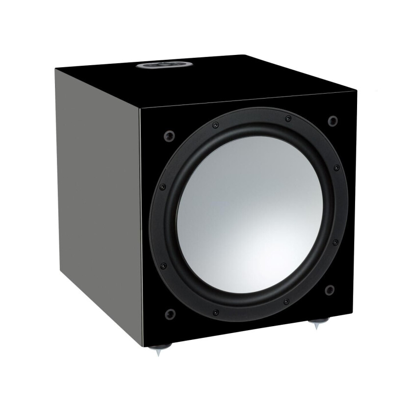 Silver W-12 Subwoofer 12" - Sort Høyglans